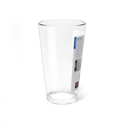 The Chicago Gang Book Page 130 - Insane Orchestra Albany Identifiers - Pint Glass 16oz - Go Mug Yourself