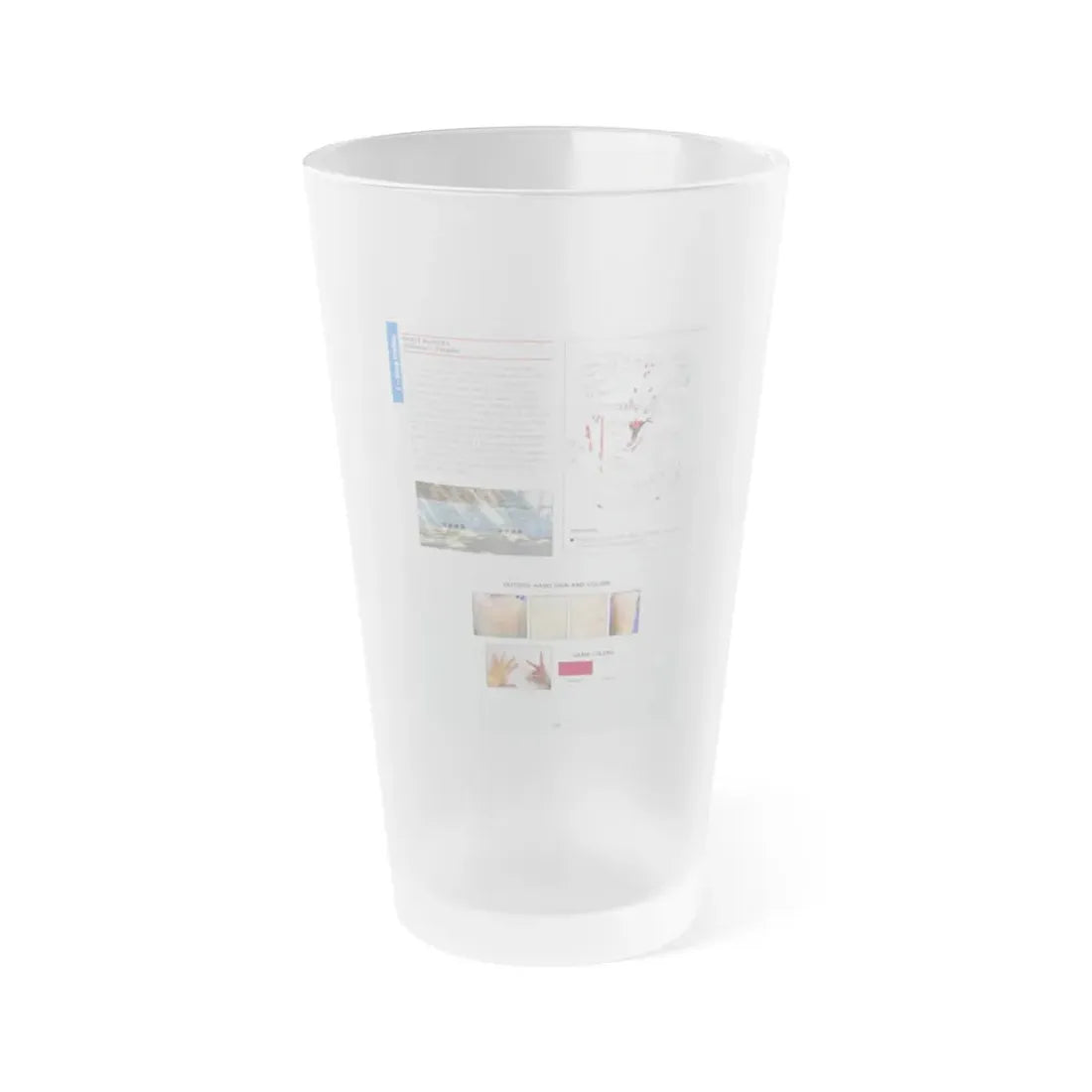 The Chicago Gang Book Page 136 - Party Players Identifiers - Frosted Pint Glass 16oz 16oz Frosted - Go Mug Yourself