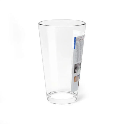 The Chicago Gang Book Page 138 - Saints Identifiers - Pint Glass 16oz - Go Mug Yourself