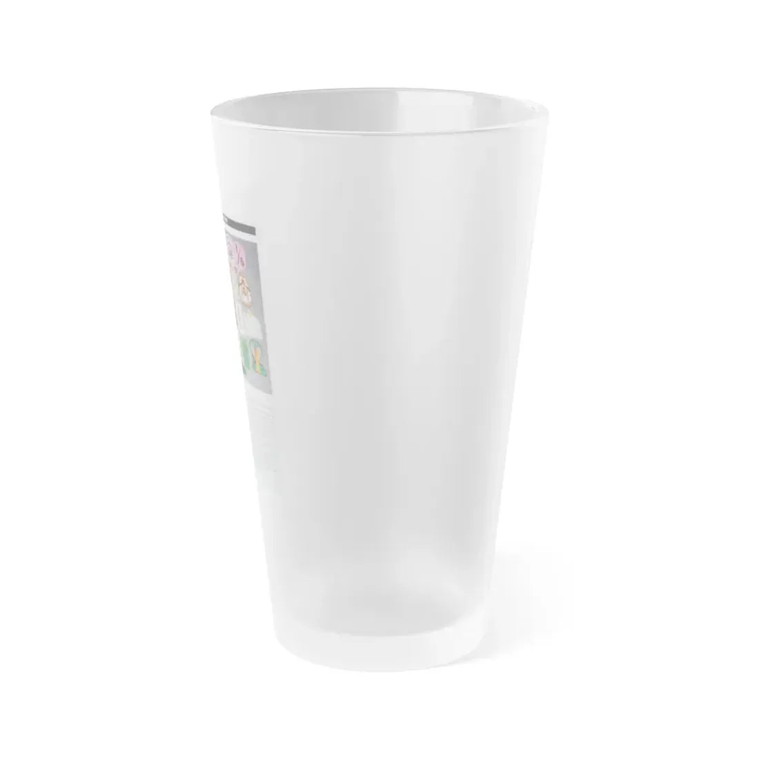 The Chicago Gang Book Page 14 - Frosted Pint Glass 16oz - Go Mug Yourself