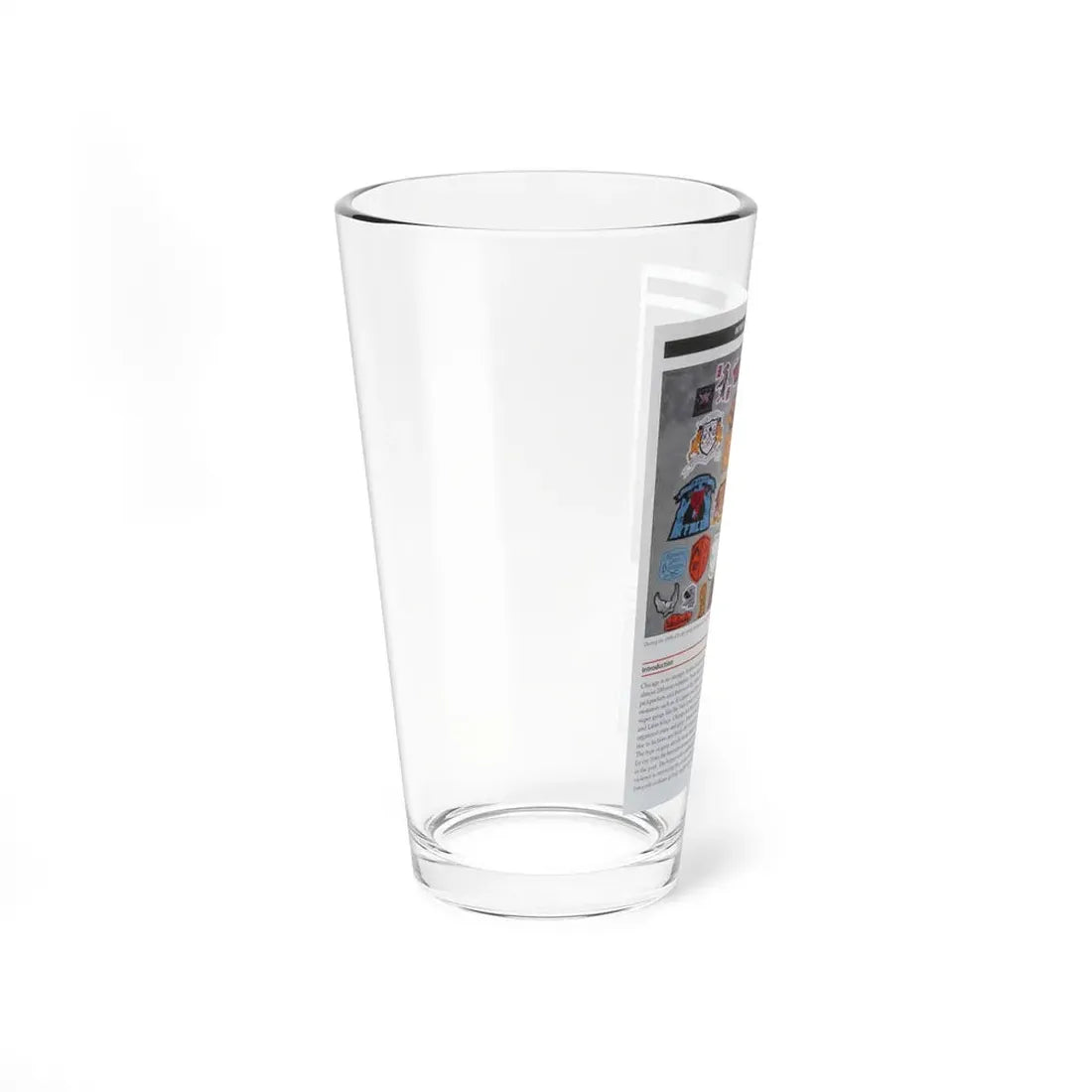The Chicago Gang Book Page 14 - Pint Glass 16oz - Go Mug Yourself