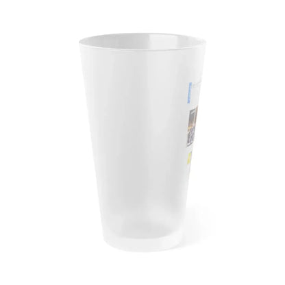 The Chicago Gang Book Page 154 - Spanish Four Corner Hustlers Identifiers - Frosted Pint Glass 16oz - Go Mug Yourself
