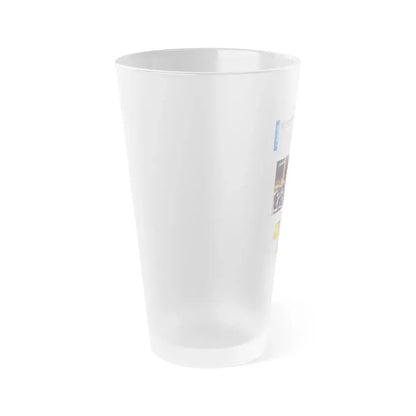 The Chicago Gang Book Page 154 - Spanish Four Corner Hustlers Identifiers - Frosted Pint Glass 16oz - Go Mug Yourself
