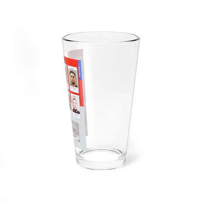 The Chicago Gang Book Page 159 - Spanish Lords Members (Lucky, Shadow, Chops, Casper, Slim) - Pint Glass 16oz - Go Mug Yourself