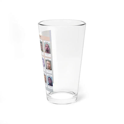 The Chicago Gang Book Page 164 - Two Six Members (Nacho, Slim, Maniac, Dago, Loco, Pengiun, Shorty, Fly, Negro, Riddler, Silent) - Pint Glass 16oz - Go Mug Yourself