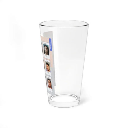 The Chicago Gang Book Page 165 - Two Six Members (Lil Mobster, Gordo, Insane, Buck, Roach, Baby Vicious, Maniac, Smokey) - Pint Glass 16oz - Go Mug Yourself