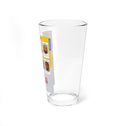 The Chicago Gang Book Page 183 - Unknown Vice Lords Members (Willie Loyd, Dirty Dirty, Kilo, Lemonhead, Squirt, Baldy, Bobby Joe) - Pint Glass 16oz - Go Mug Yourself