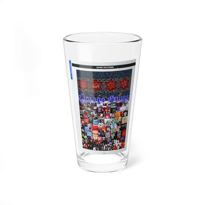 The Chicago Gang Book Page 190 - Gang Factions - Pint Glass 16oz 16oz - Go Mug Yourself