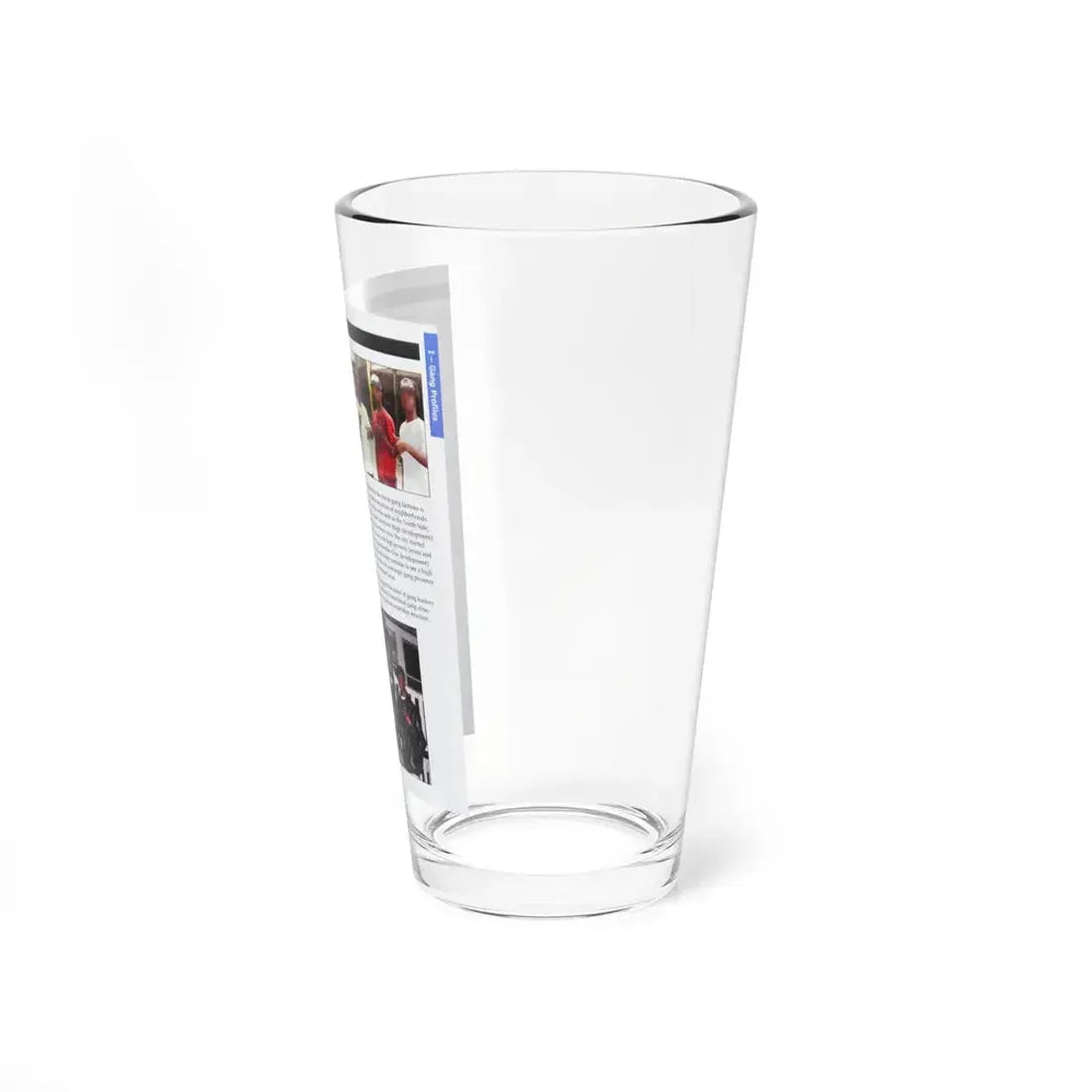 The Chicago Gang Book Page 191 - Gang Factions - Pint Glass 16oz - Go Mug Yourself