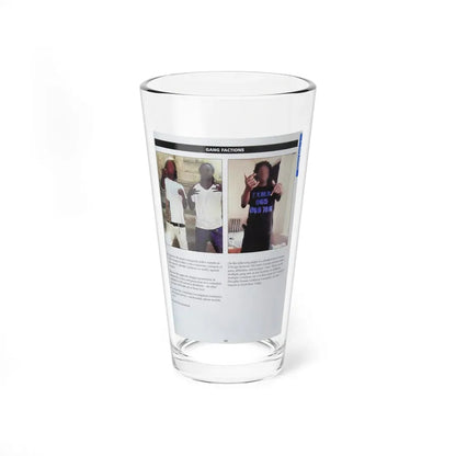 The Chicago Gang Book Page 195 - Gang Factions - Pint Glass 16oz 16oz - Go Mug Yourself