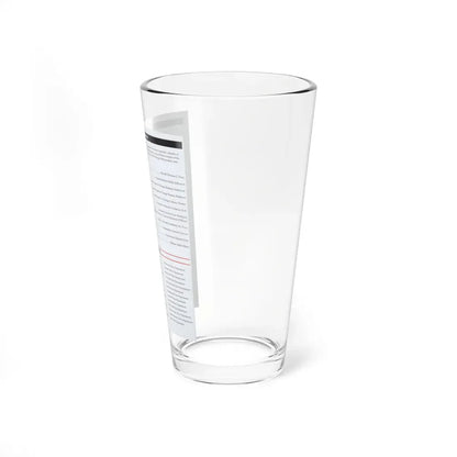 The Chicago Gang Book Page 2 - Pint Glass 16oz - Go Mug Yourself