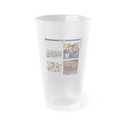 The Chicago Gang Book Page 21 - Frosted Pint Glass 16oz 16oz Frosted - Go Mug Yourself