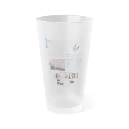 The Chicago Gang Book Page 22 - Ambrose Identifiers - Frosted Pint Glass 16oz 16oz Frosted - Go Mug Yourself