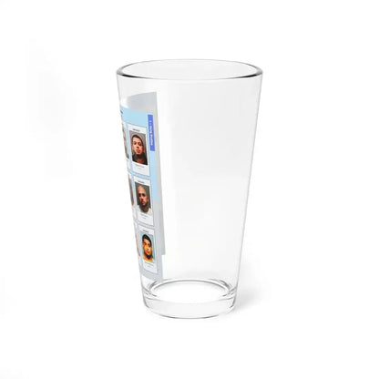 The Chicago Gang Book Page 23 - Ambrose Members (Ghost, Juevo, No Love, NuNu, Reckless, Bird, Caveman, Weasel, Sir G, Link, Peter G, Mikey) - Pint Glass 16oz - Go Mug Yourself
