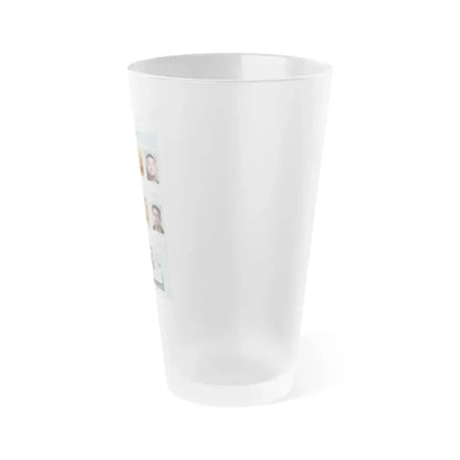 The Chicago Gang Book Page 24 - Ambrose Members (Cerelo, No Love, Old Man, Lucky, C Murder, Lil Pita, Prince Paul, Casper) - Frosted Pint Glass 16oz - Go Mug Yourself