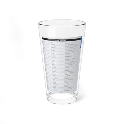 The Chicago Gang Book Page 247 - Sets - Pint Glass 16oz - Go Mug Yourself