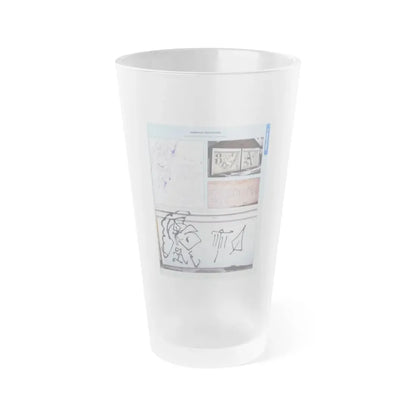The Chicago Gang Book Page 25 - Ambrose Identifiers - Frosted Pint Glass 16oz 16oz Frosted - Go Mug Yourself
