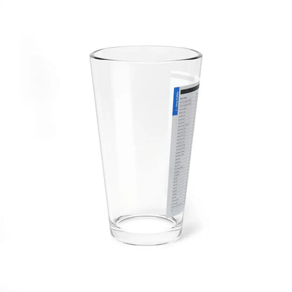 The Chicago Gang Book Page 260 - Sets - Pint Glass 16oz - Go Mug Yourself