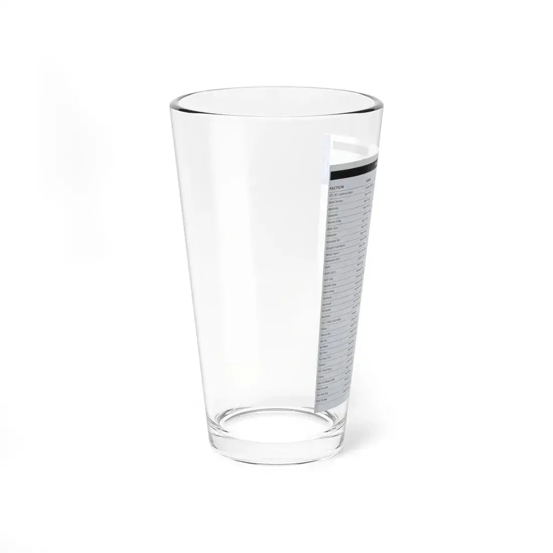 The Chicago Gang Book Page 261 - Sets - Pint Glass 16oz - Go Mug Yourself