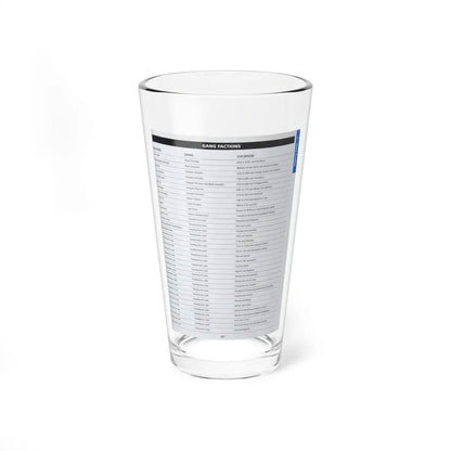 The Chicago Gang Book Page 265 - Sets - Pint Glass 16oz 16oz - Go Mug Yourself