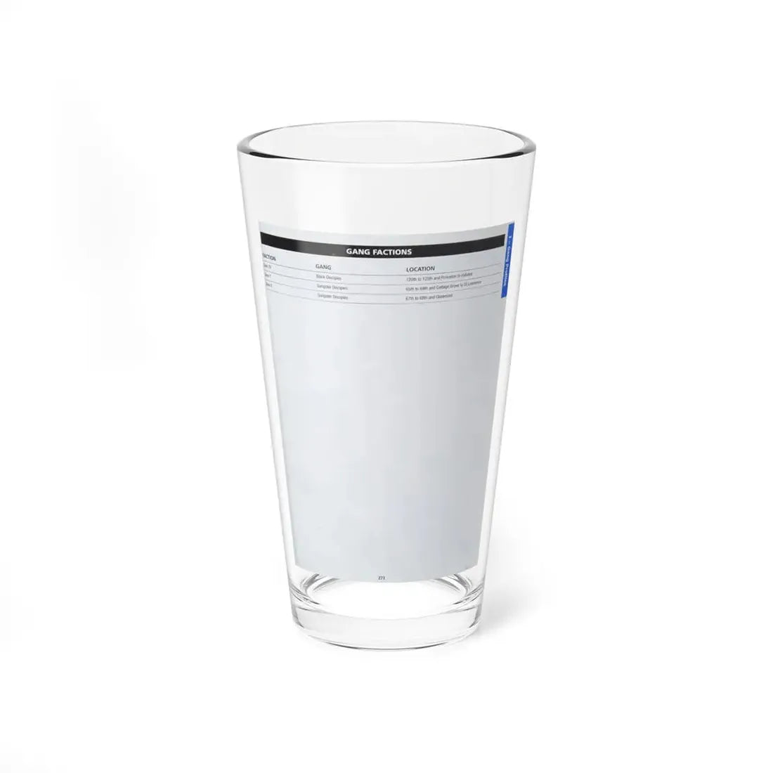 The Chicago Gang Book Page 273 - Sets - Pint Glass 16oz 16oz - Go Mug Yourself