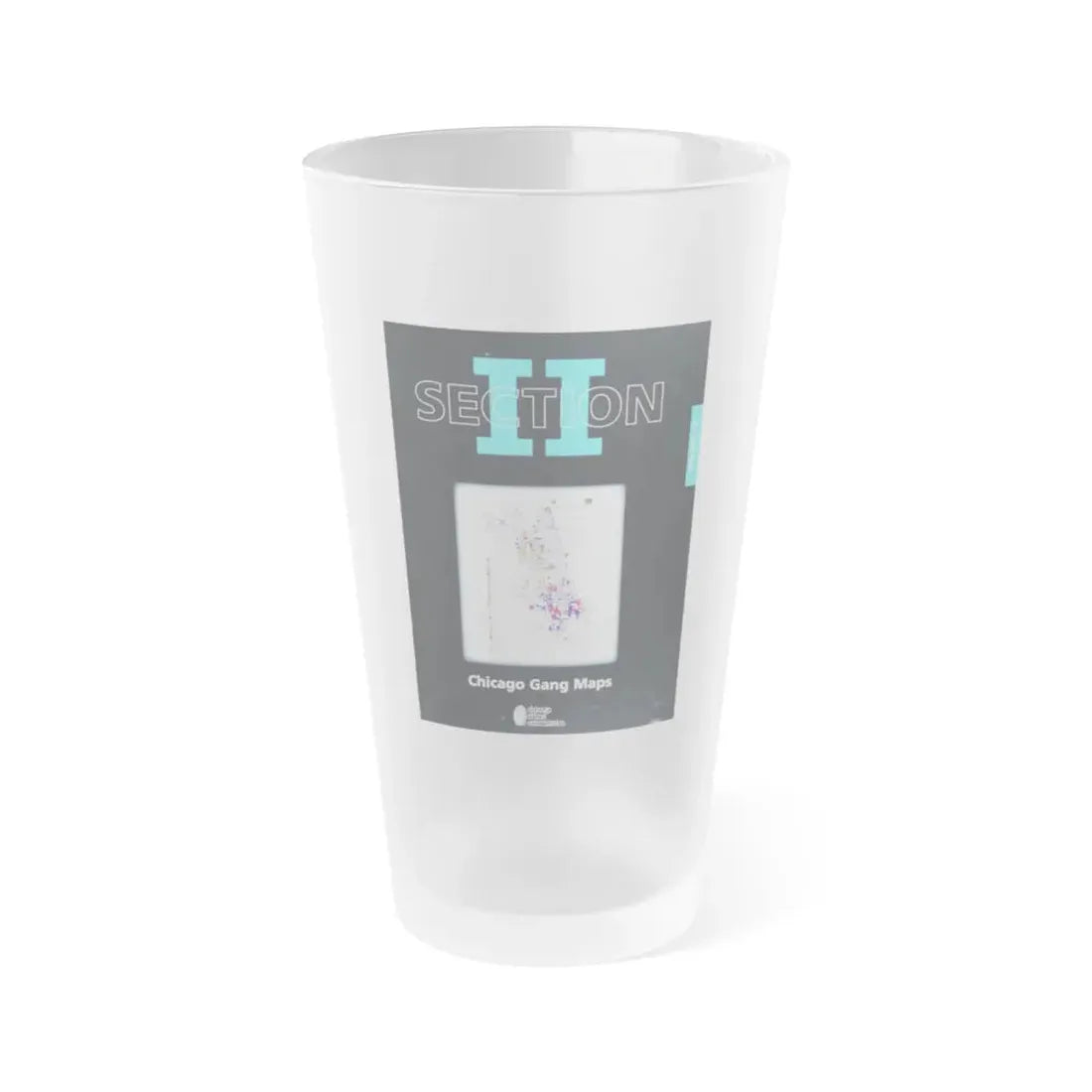 The Chicago Gang Book Page 279 - Frosted Pint Glass 16oz 16oz Frosted - Go Mug Yourself