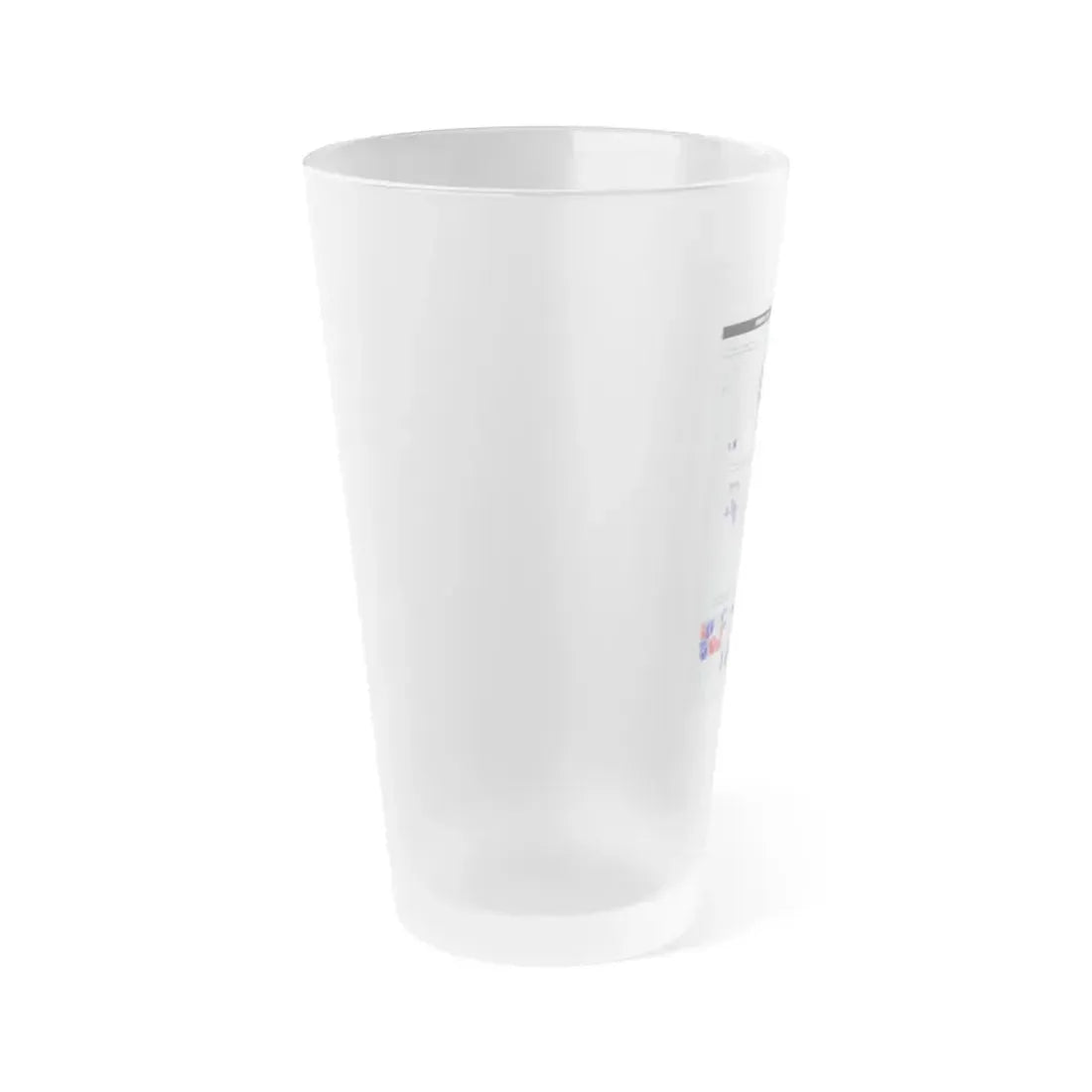 The Chicago Gang Book Page 281 - Frosted Pint Glass 16oz - Go Mug Yourself