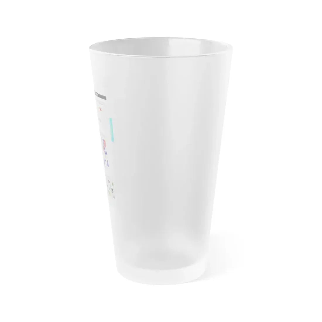 The Chicago Gang Book Page 283 - Frosted Pint Glass 16oz - Go Mug Yourself