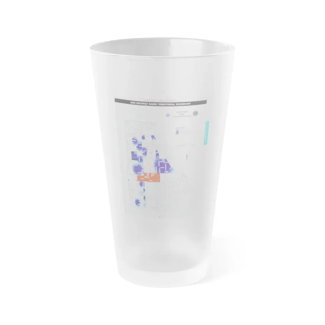 The Chicago Gang Book Page 285 - Frosted Pint Glass 16oz 16oz Frosted - Go Mug Yourself