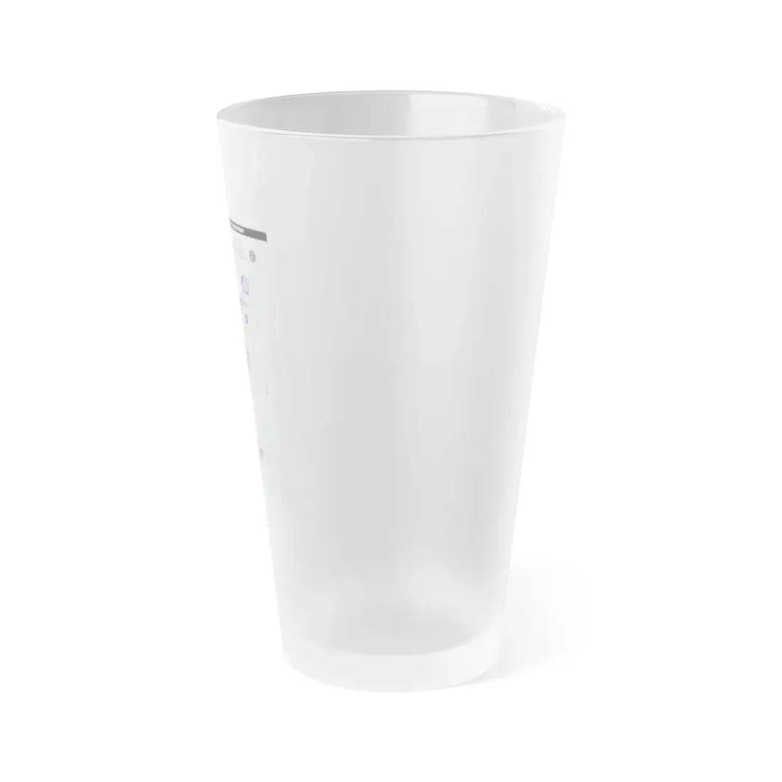 The Chicago Gang Book Page 288 - Frosted Pint Glass 16oz - Go Mug Yourself