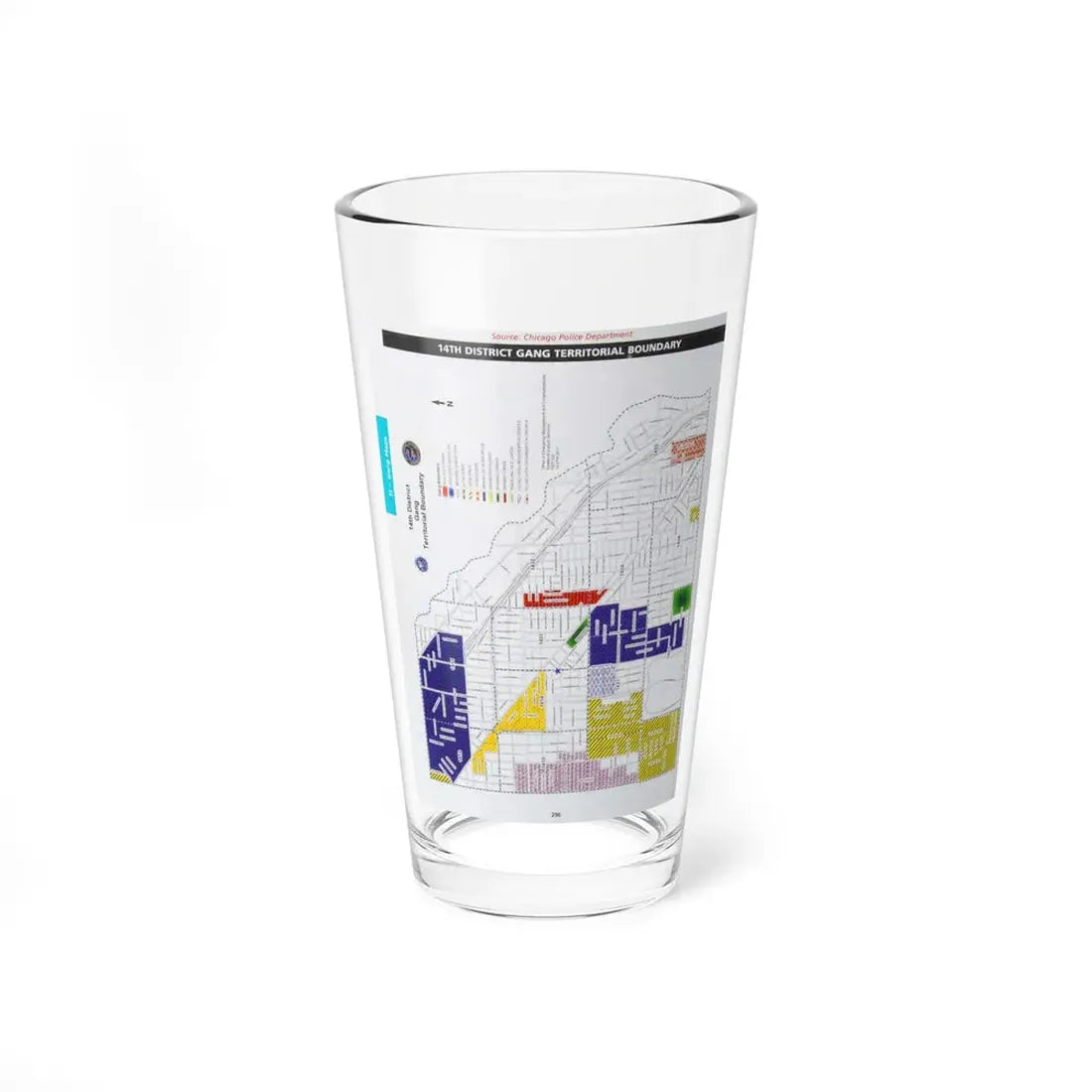 The Chicago Gang Book Page 296 - Pint Glass 16oz 16oz - Go Mug Yourself