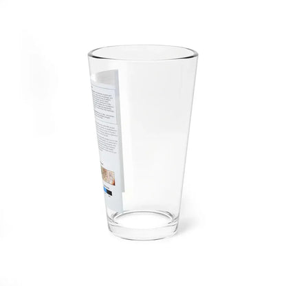 The Chicago Gang Book Page 30 - Black Disciples Identifiers - Pint Glass 16oz - Go Mug Yourself