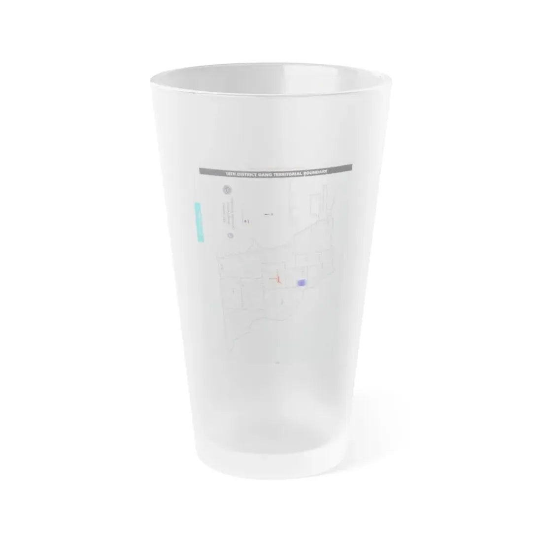 The Chicago Gang Book Page 300 - Frosted Pint Glass 16oz 16oz Frosted - Go Mug Yourself