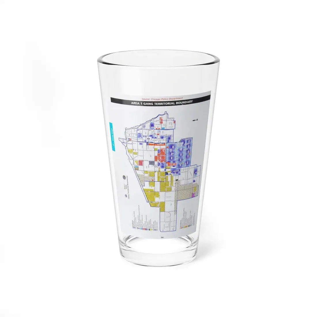 The Chicago Gang Book Page 306 - Pint Glass 16oz 16oz - Go Mug Yourself