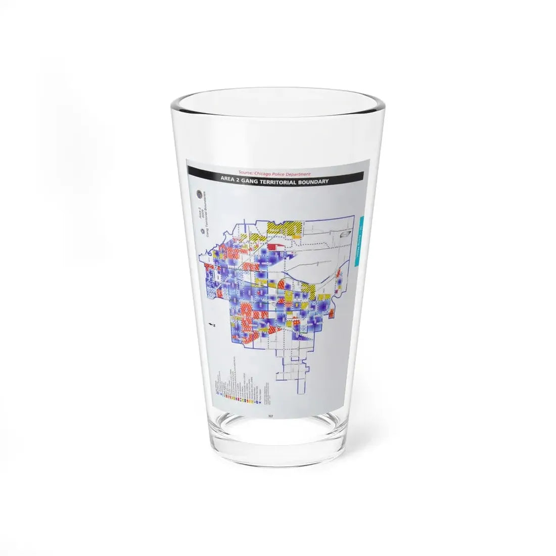 The Chicago Gang Book Page 307 - Pint Glass 16oz 16oz - Go Mug Yourself