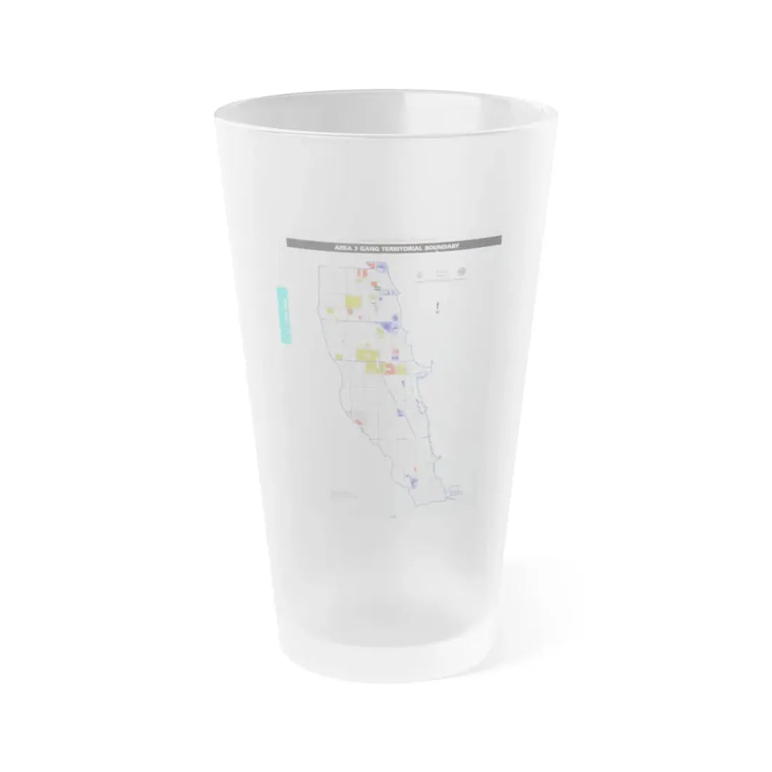 The Chicago Gang Book Page 308 - Frosted Pint Glass 16oz 16oz Frosted - Go Mug Yourself