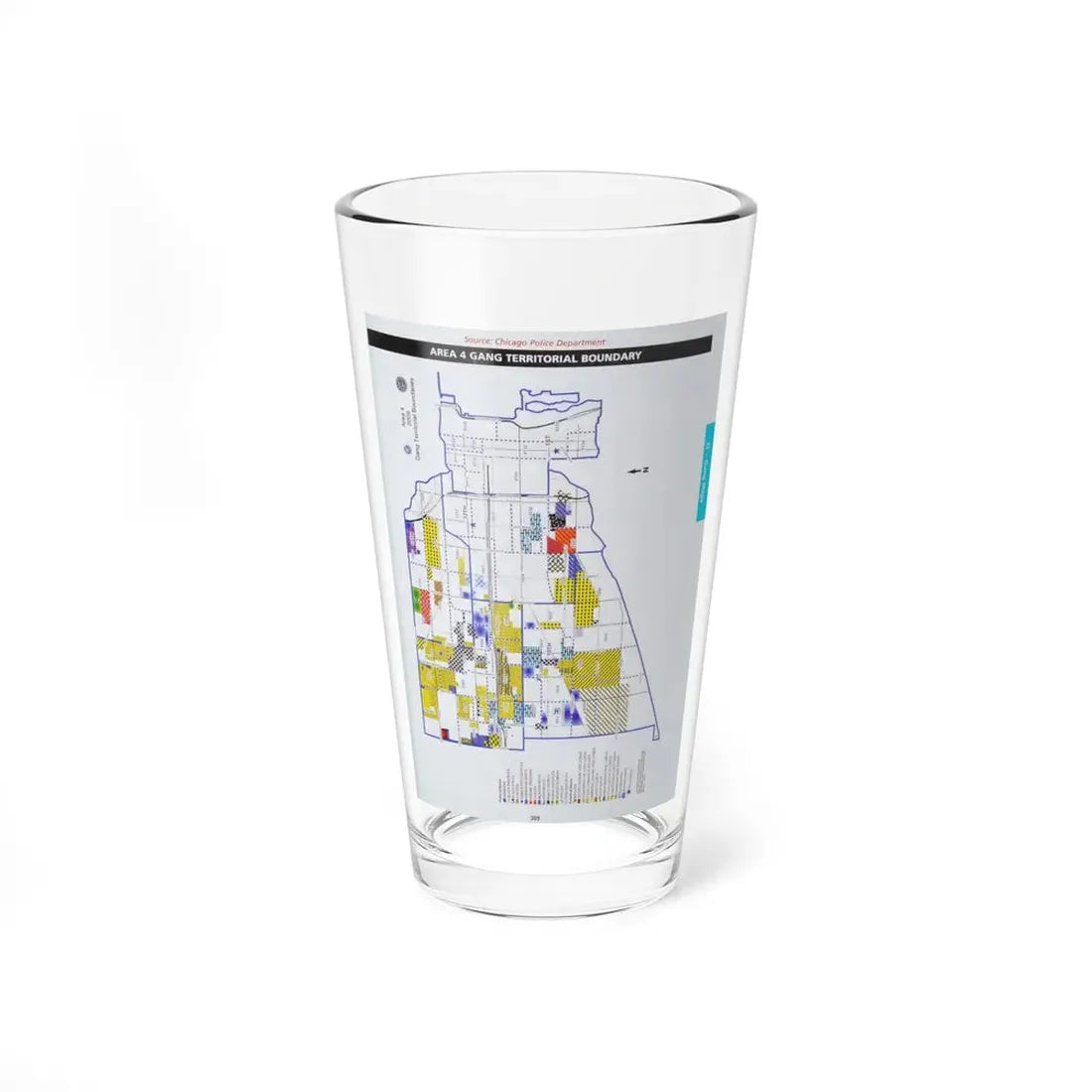 The Chicago Gang Book Page 309 - Pint Glass 16oz 16oz - Go Mug Yourself