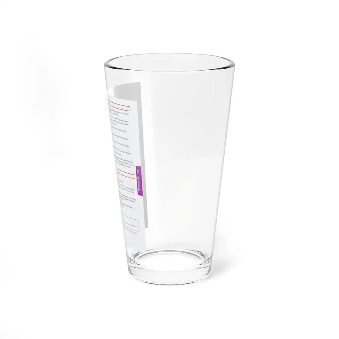 The Chicago Gang Book Page 317 - Pint Glass 16oz - Go Mug Yourself