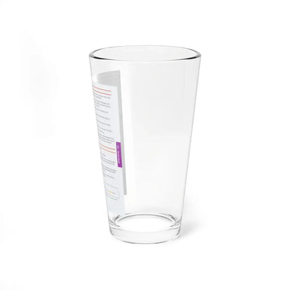 The Chicago Gang Book Page 317 - Pint Glass 16oz - Go Mug Yourself