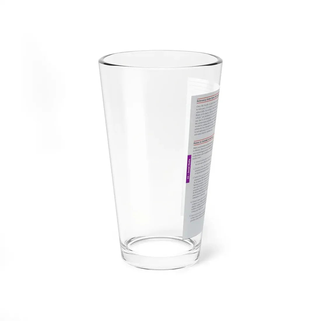 The Chicago Gang Book Page 320 - Pint Glass 16oz - Go Mug Yourself