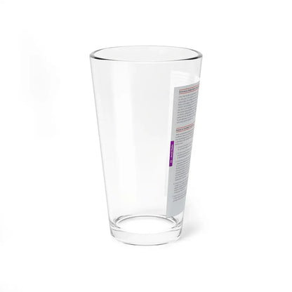 The Chicago Gang Book Page 320 - Pint Glass 16oz - Go Mug Yourself