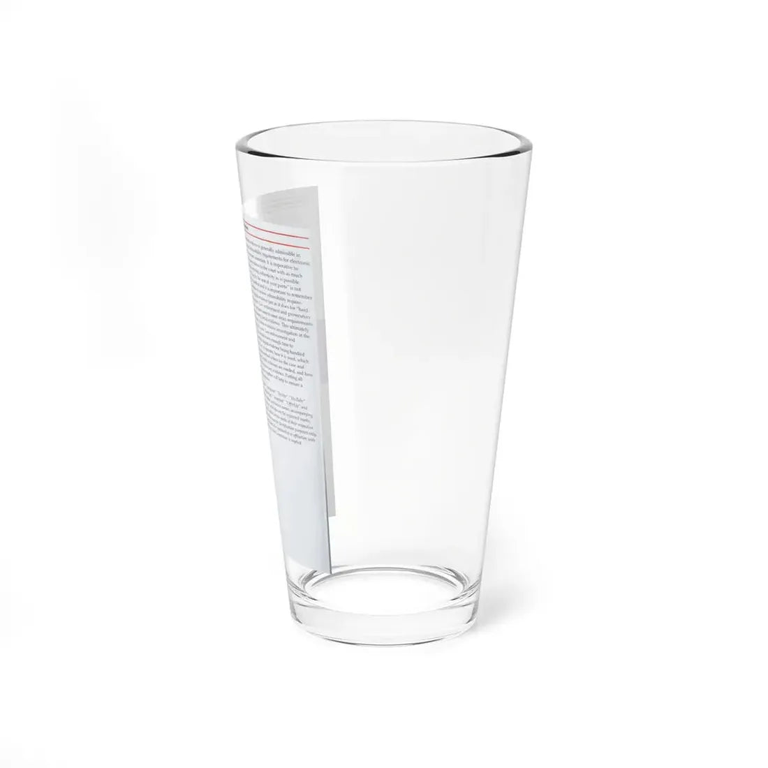 The Chicago Gang Book Page 320 - Pint Glass 16oz - Go Mug Yourself