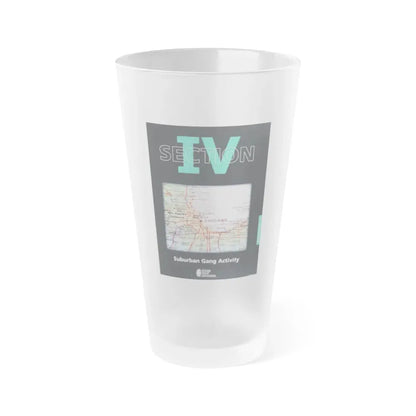 The Chicago Gang Book Page 321 - Frosted Pint Glass 16oz 16oz Frosted - Go Mug Yourself