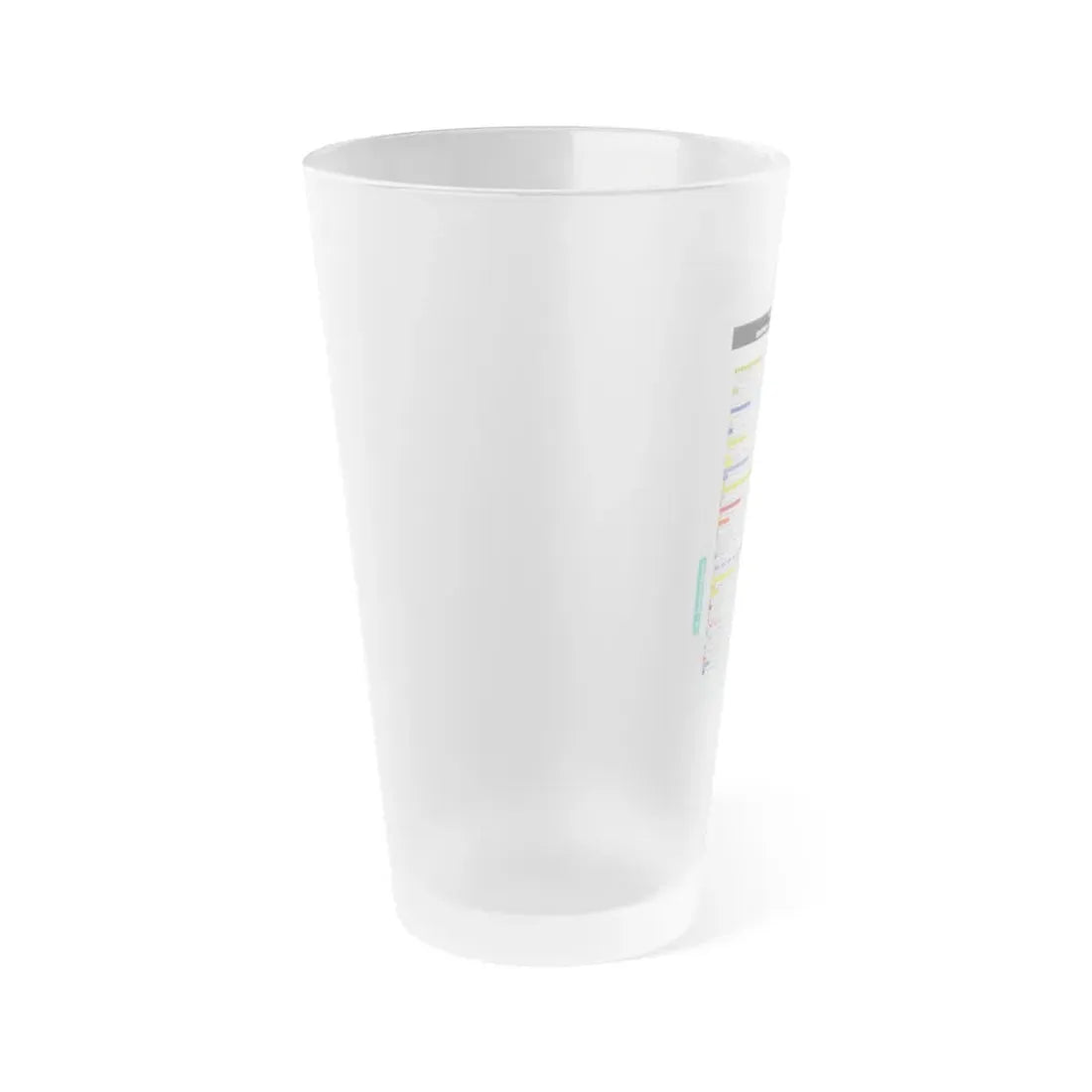 The Chicago Gang Book Page 324 - Frosted Pint Glass 16oz - Go Mug Yourself