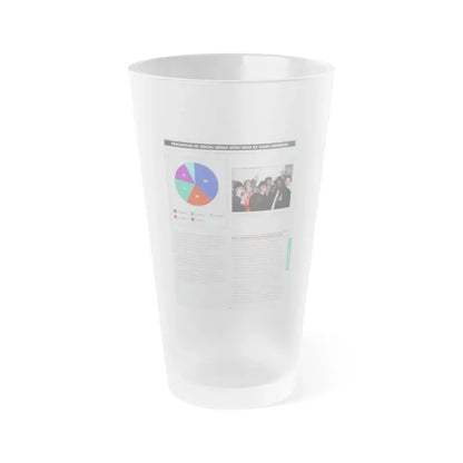 The Chicago Gang Book Page 329 - Frosted Pint Glass 16oz 16oz Frosted - Go Mug Yourself