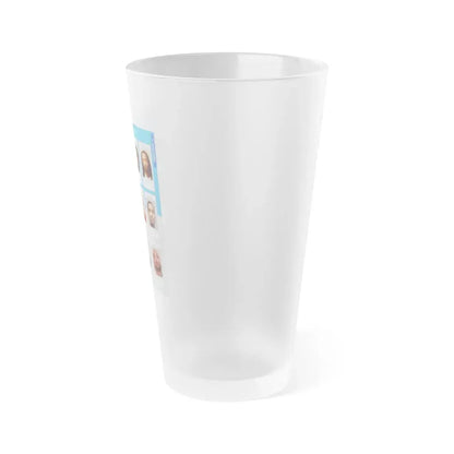 The Chicago Gang Book Page 33 - Black Disciples Members (D-Thang, Hot Dog, White Boy, Lil Reese, Juice, Freckles, Jay Jay) - Frosted Pint Glass 16oz - Go Mug Yourself