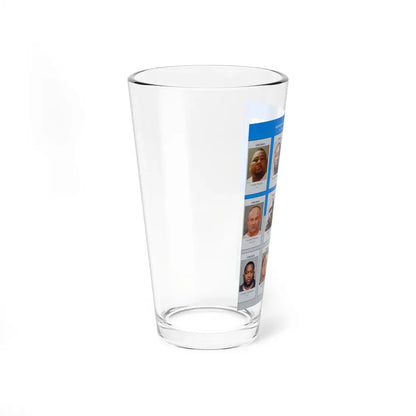 The Chicago Gang Book Page 33 - Black Disciples Members (D-Thang, Hot Dog, White Boy, Lil Reese, Juice, Freckles, Jay Jay) - Pint Glass 16oz - Go Mug Yourself