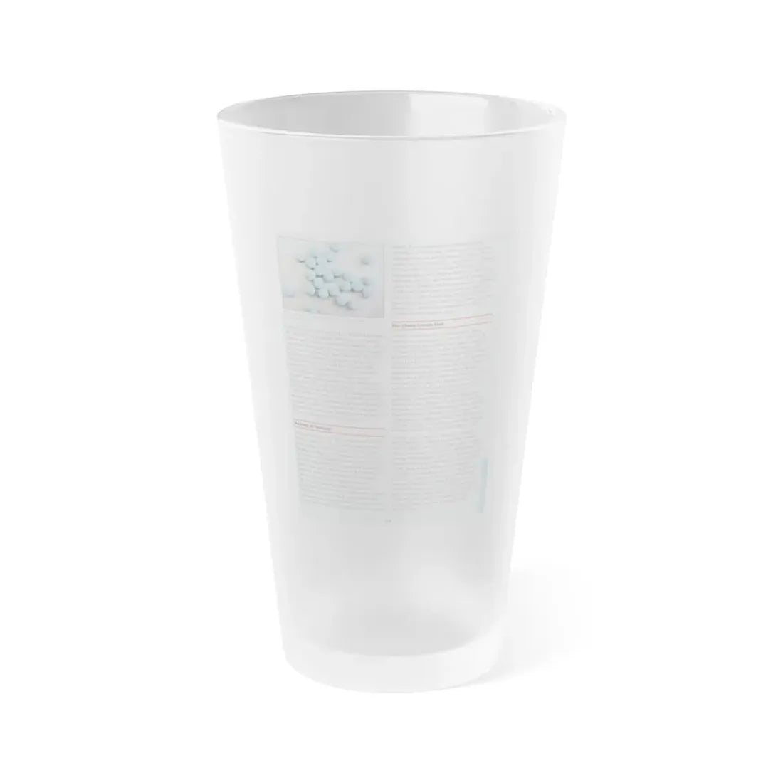 The Chicago Gang Book Page 337 - Frosted Pint Glass 16oz 16oz Frosted - Go Mug Yourself