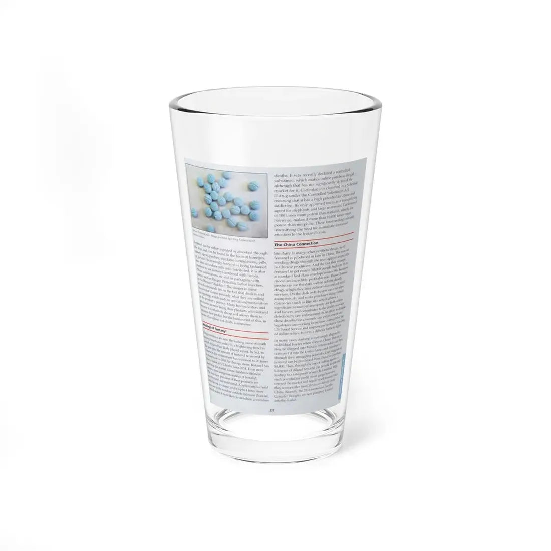The Chicago Gang Book Page 337 - Pint Glass 16oz 16oz - Go Mug Yourself