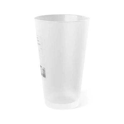 The Chicago Gang Book Page 338 - Frosted Pint Glass 16oz - Go Mug Yourself